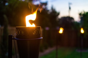Tiki Torches for Mosquito Control